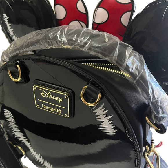 Loungefly Disney NWT Minnie Mouse Balloon Convertible Mini Backpack & Crossbody - Picture 9 of 14